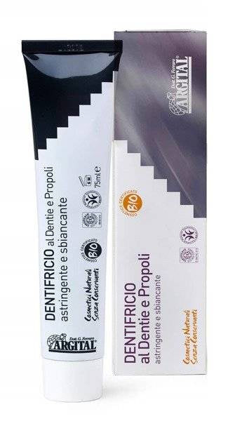 Argital Wybielająca pasta do zębów z węglem drzewnym 75 ml