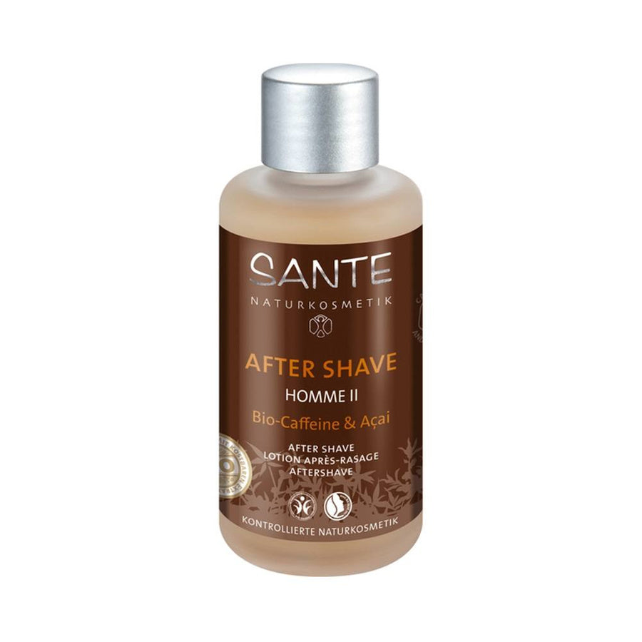 Naturalna woda po goleniu z bio-kofeiną i acai Sante After Shave 100 ml