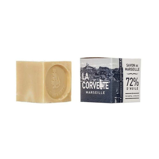 Naturalne mydło marsylskie w kostce (kartonik) La Corvette 100 g