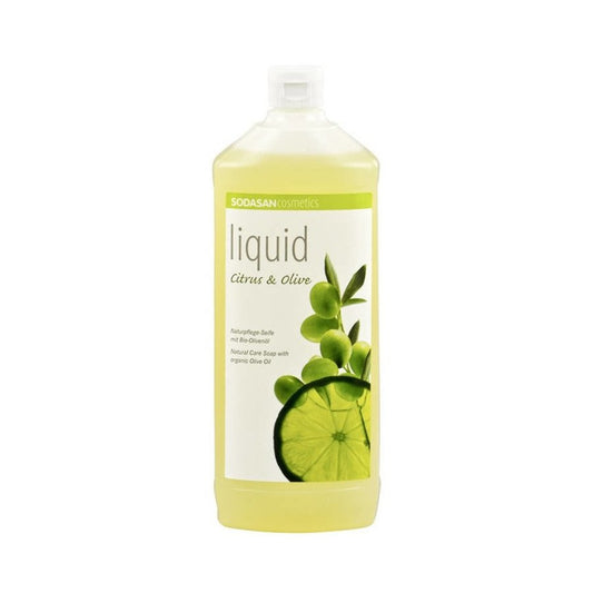 Sodasan Mydło w płynie cytrusowo - oliwkowe 1000 ml