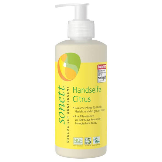 Sonett Mydło w płynie do rąk cytrus (z dozownikiem) 300 ml